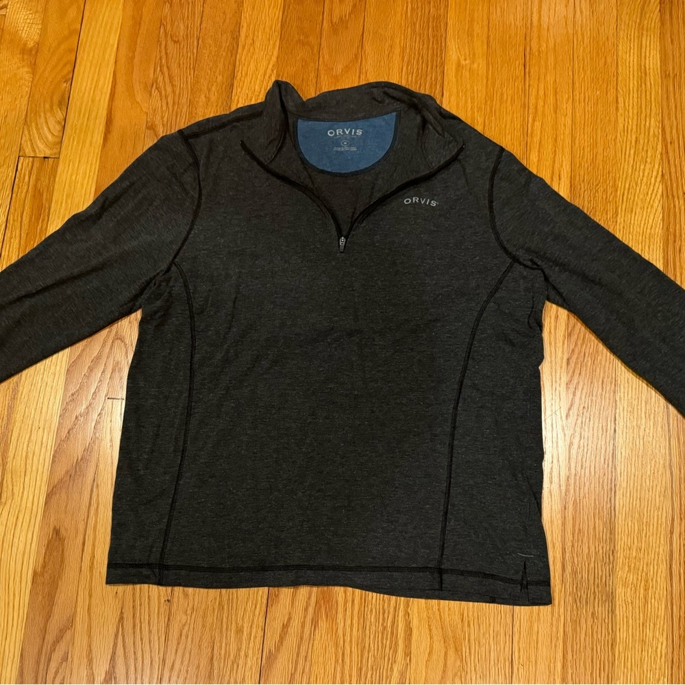 Orvis 1/4 zip pullover mens medium
